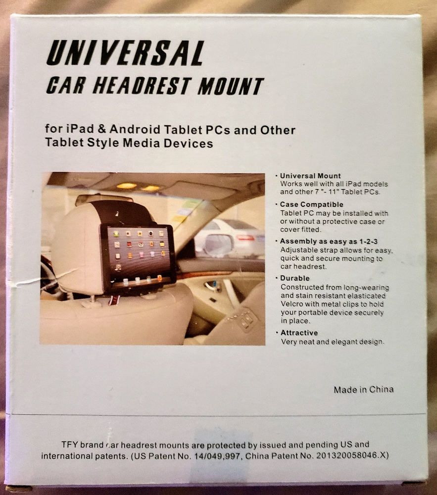 NWOT! TFY Universal Car Headrest Mount Holder